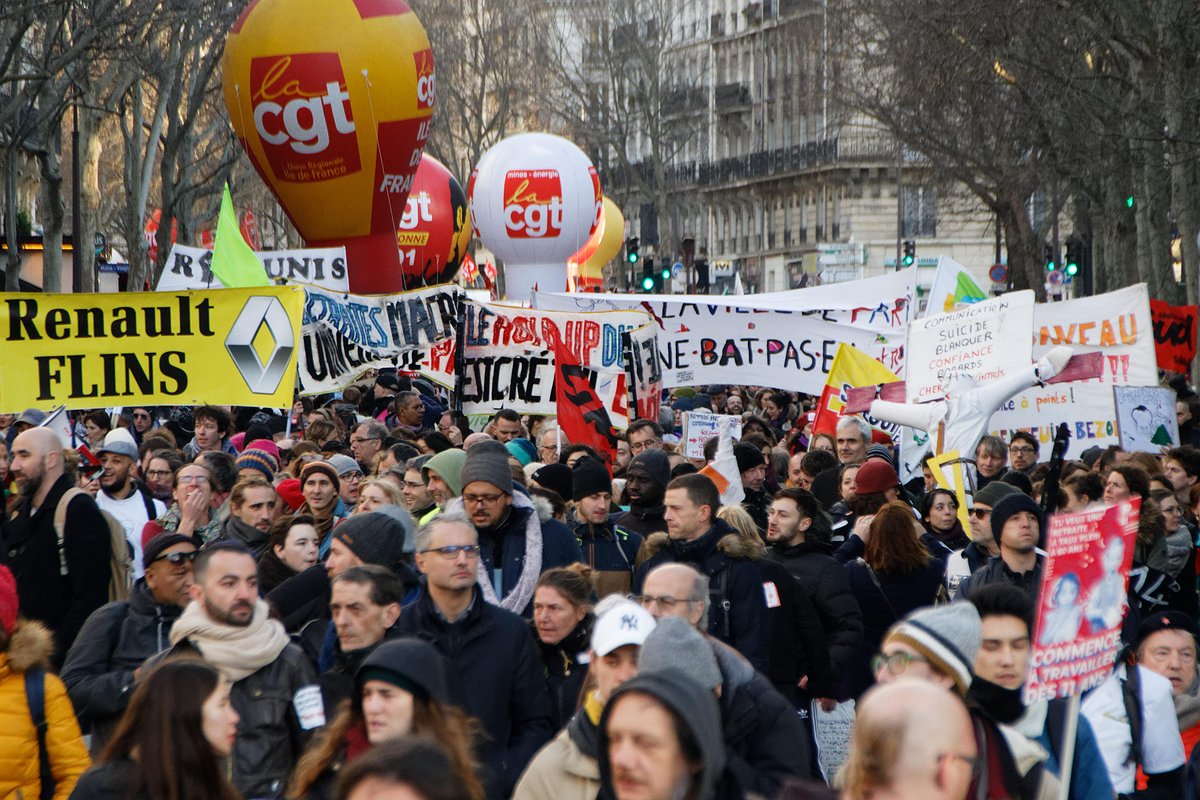 Contre la politique de Macron et du grand patronat, le combat continue !